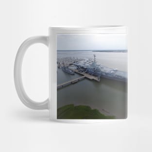 USS Yorktown from Drone Mug